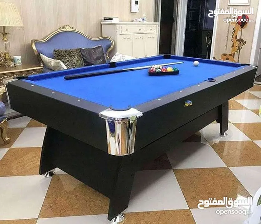 بلياردو مميزة مقاس 240 سم خشب
