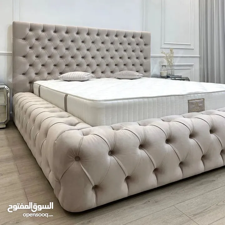 Modern Luxury Fabric Bed