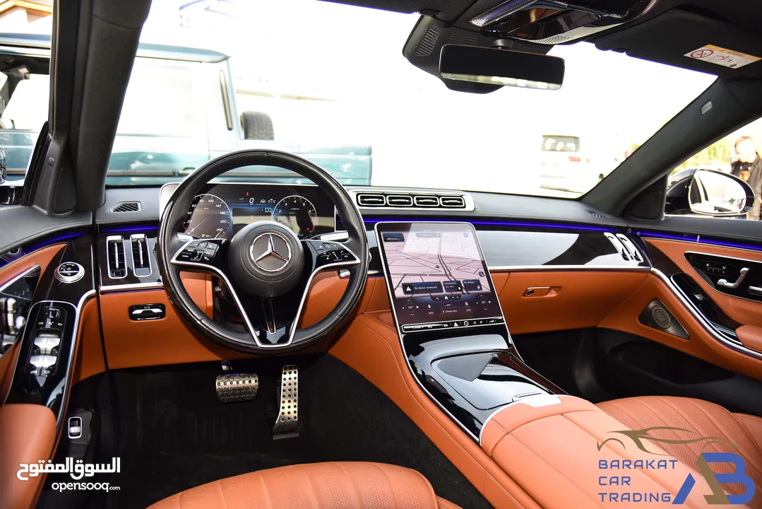 مرسيدس اس كلاس مايلد هايبرد وارد الوكالة 2022 Mercedes S450 4MATIC AMG Line Mild Hybrid