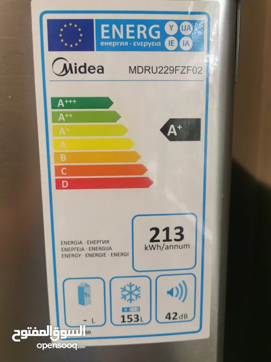 New Midea Upright Freezer