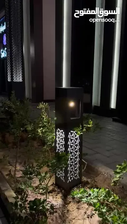 أعمدة إنارة ديكورية صناعة سعودية مودرن كلاسيك بولارد