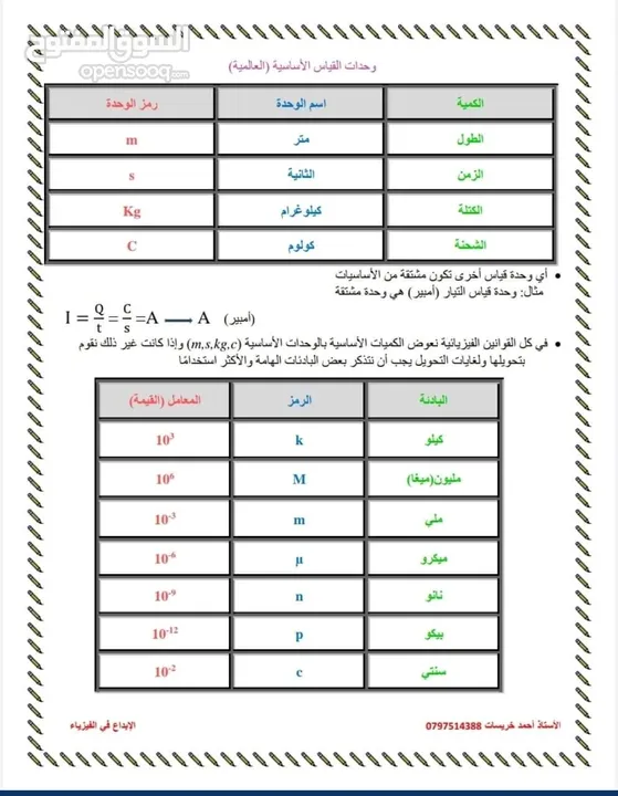 مدرس رياضيات وفيزياء وكيمياء للتوجيهي