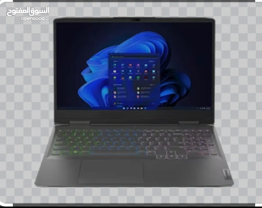 لاب لينوفو لوك جيمنجIntel Core i7-13th-GEN 16GB DDR5 RAM512 GB SSD NVME RTX 4050 6GB 15.6" FHD144Hz