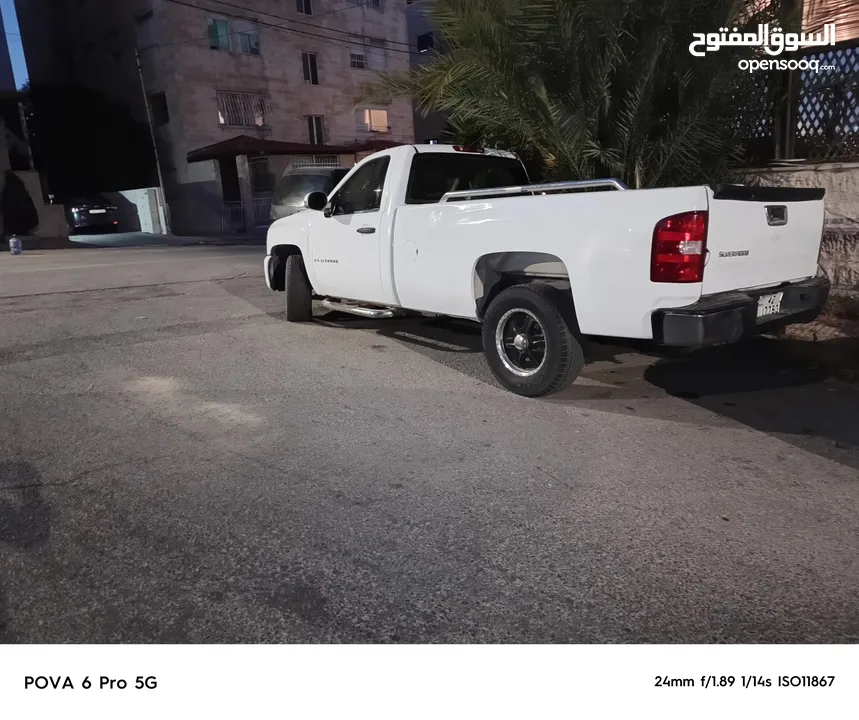 بكب سلفرادو موديل 2007 كابينة واحدة