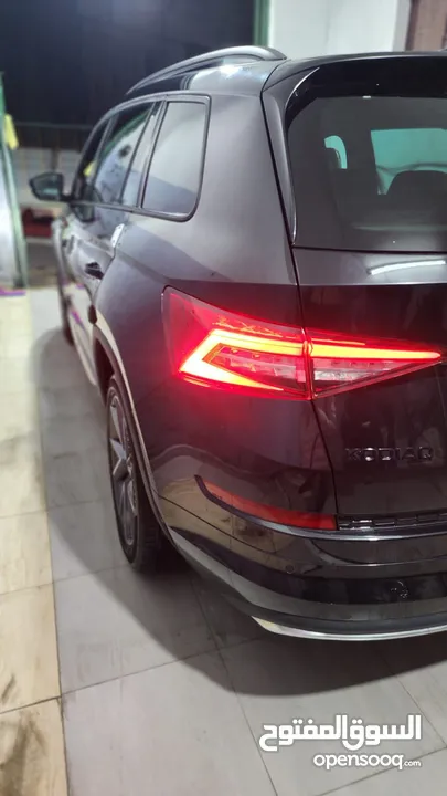 سكودا كودياك 2020 Skoda kodiaq spotr line full فتحة سقف بانوراما