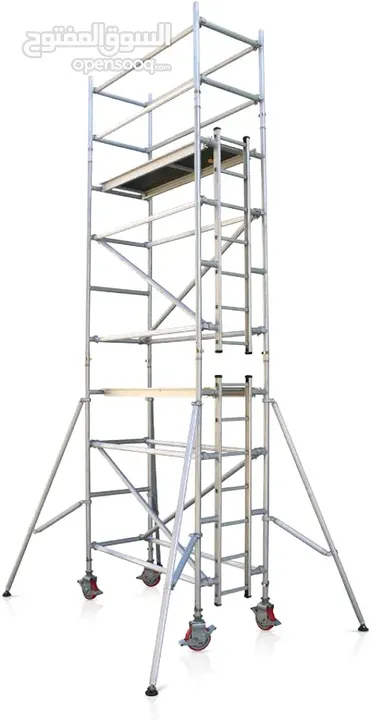 Aluminum scaffolding and ladders