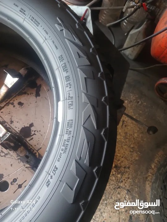 القياس 18 60 225 مواصفات عاليه وخاصه دبل قومه دبل ستيل نسبت المطاط 100بل100 تصنيف A,