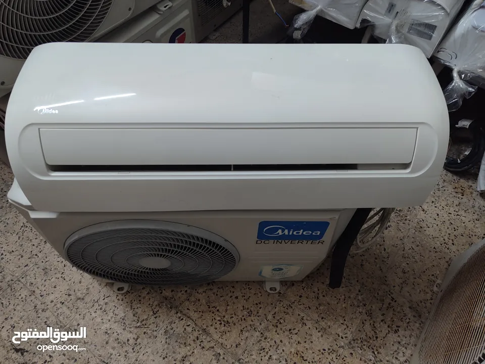 مكيفات ميديا فل إنڨيرتر مستعملة في حالة ممتازة طن وطن ونص