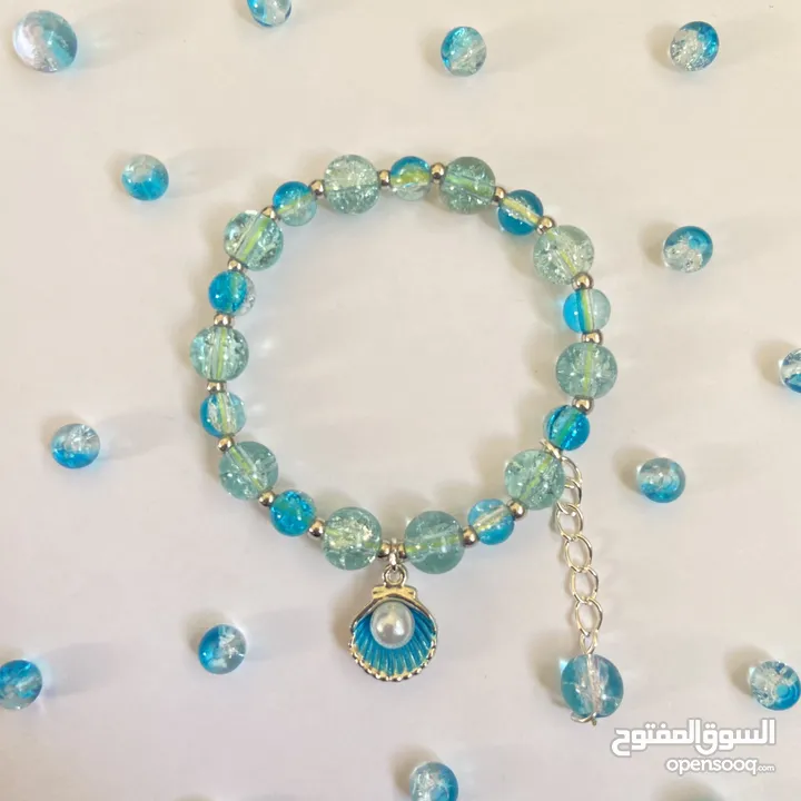 أساور خرز_Glass Bead Bracelet