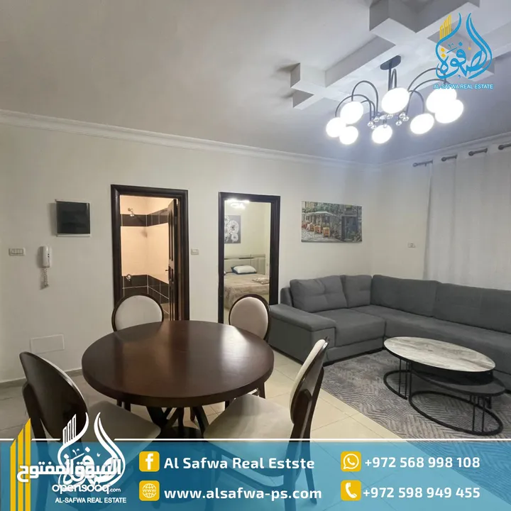 استديو مميز مفروش للايجار - الماصيون قرب فندق السيزر مع ترس واسع