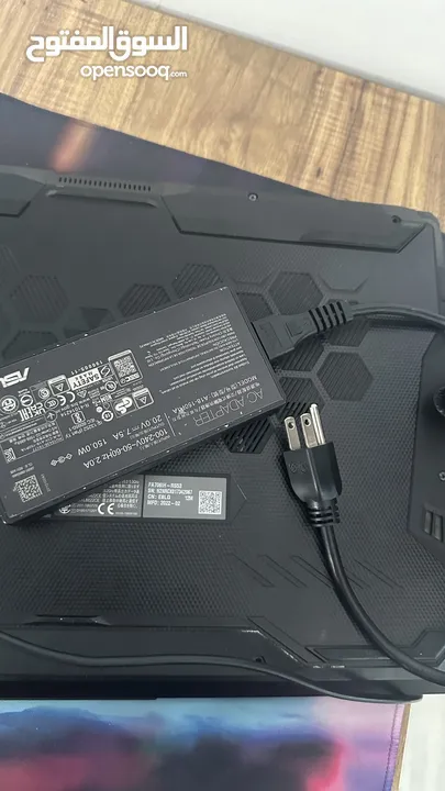 للبيع: لابتوب امريكيASUS TUF A17 + كيبورد ميكانيكي + ماوس جيمنج + سماعات + شنطة + ماوس باد طويلة