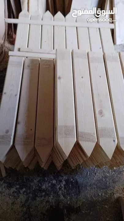 حربات خشب سويد سويدي لرفع السور وعمل حواجز بين الاشجار وحول برك السباحة وللمزارع والشاليهات والمدارس