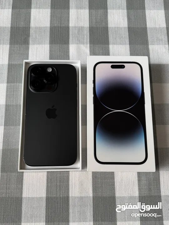 iPhone 14 pro black 128GB used like new
