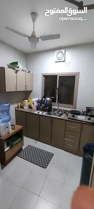 2BR FLAT FOR RENT FURNISHED - AC INTERNET BALCONY (without EWA)