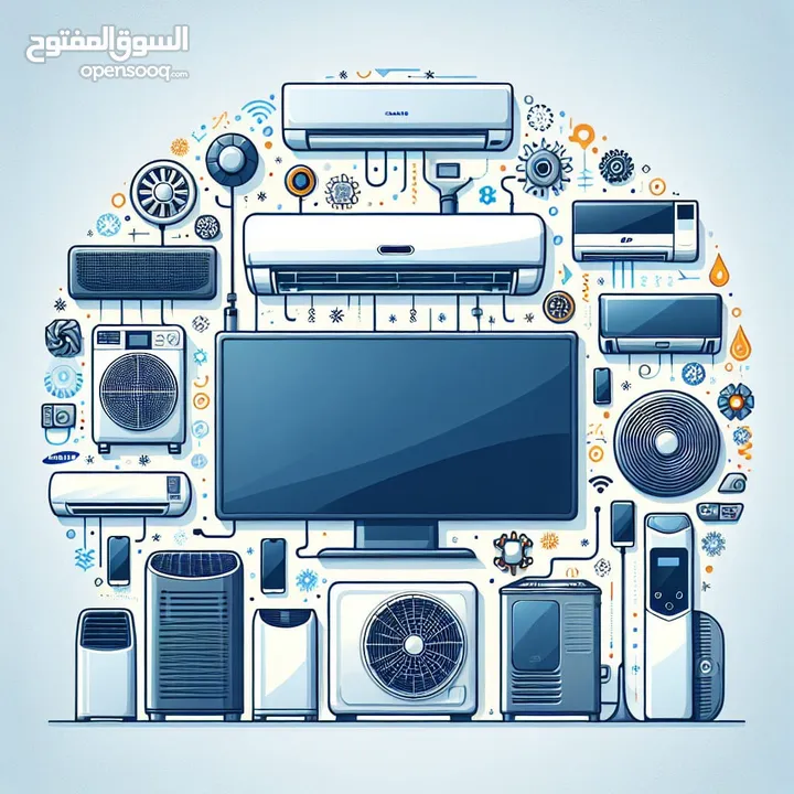 صيانة ثلاجات وتكيفات و غسالات و بوتاجار شركة العبقري لجميع الصيانة في جميع الإمارات
