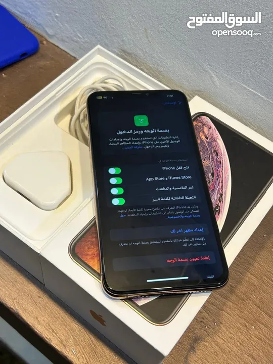 ايفون اكس ماكس مش مغير في شي كلو اصلي وعلى فحص