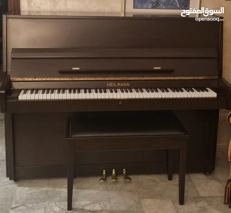 بيانو نوع هايلمان لبيع في حالة جيدة Upright piano for sale, Heilmann brand,  in good condition - (234558832) | السوق المفتوح