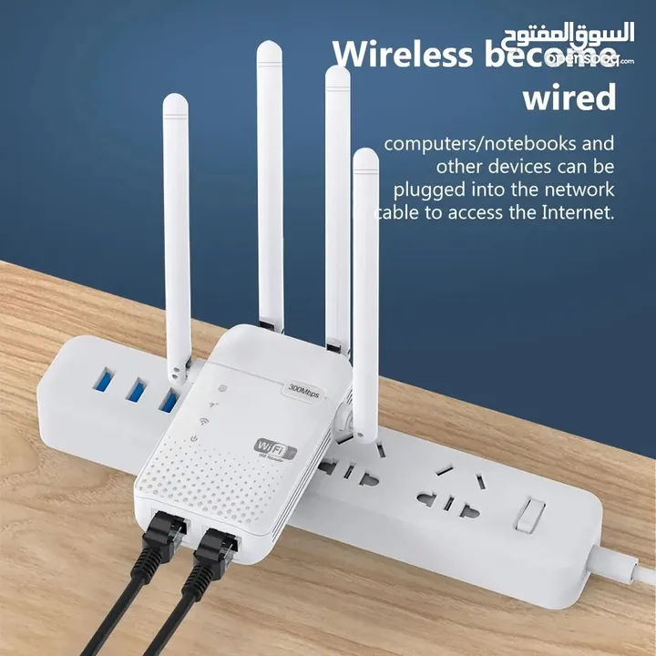 300Mbps Wireless WiFi Repeater 2.4G Signal Router 802.11N Long Range Wireless WiFi Extender Amplifie