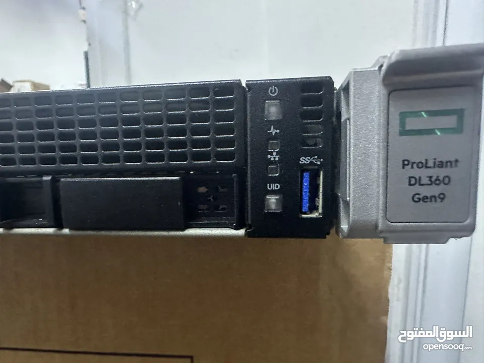 Hp G9 Rack server 2x 10Core  CPU  64GB   سيرفر