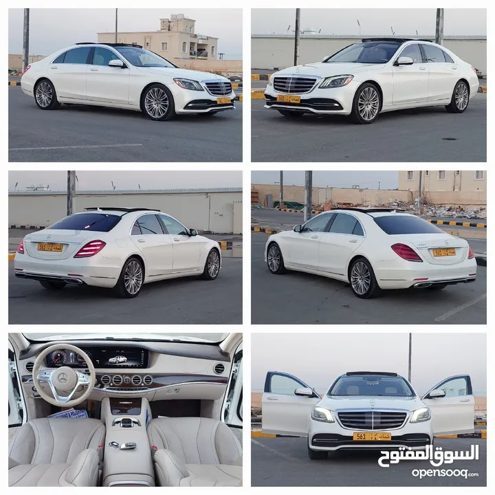 مرسيدس S450 السيارة قمه بالنظافة كرت مسرفسه بالكامل فرصه بسعر التكلفة