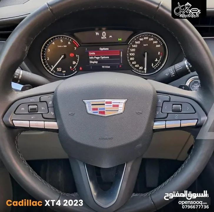 كاديلاك XT4 2023 اعلى صنف فحص كفالة الشركه كاش أو أقساط