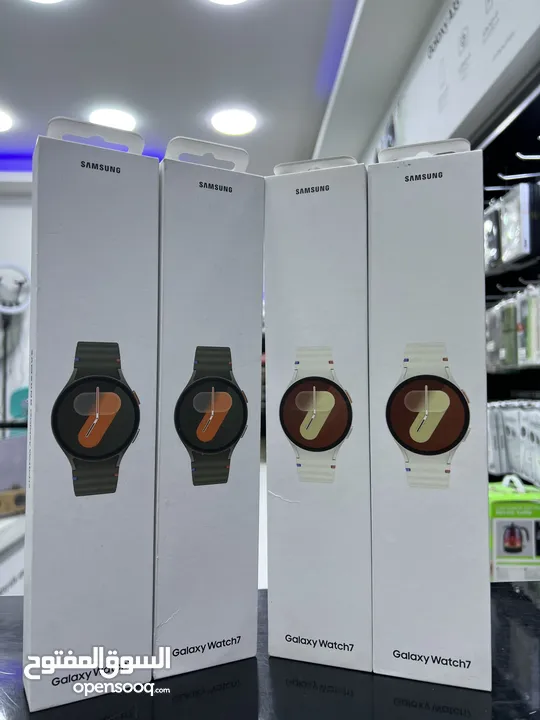Samsung Watch 7 (40mm) ساعة سامسونج  7 (قياس 40مم) متوفرة باللونين الكريمي و الزيتي  ليما موبايل ^_^