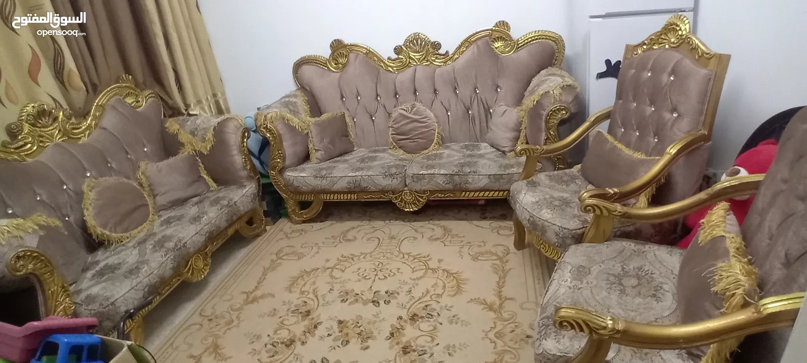 طقم كنب مصري 7 مقاعد
