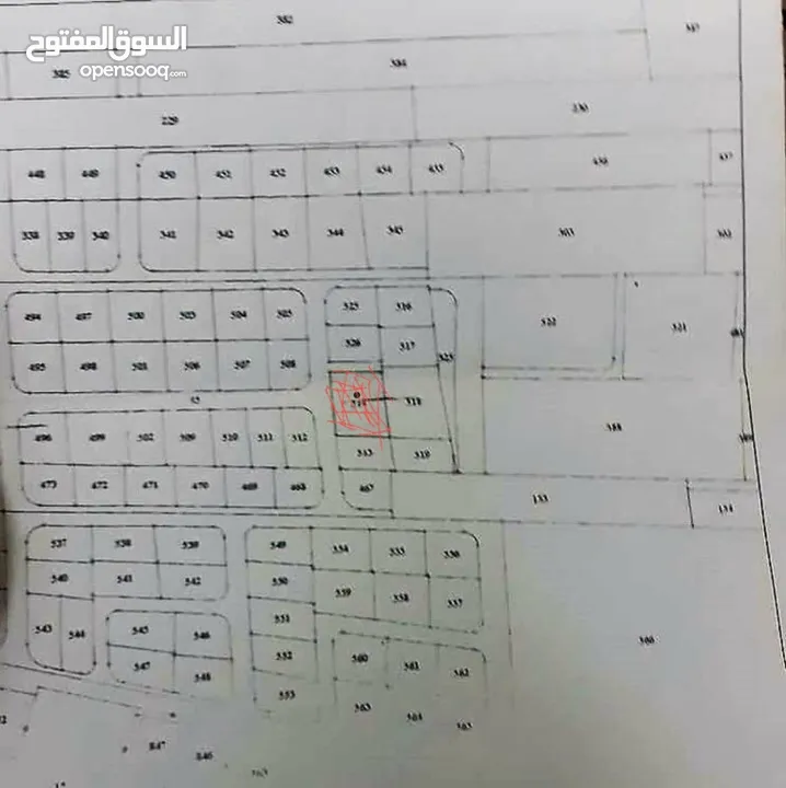 ارض سكنيه للبيع مساحة 1345 متر مربع - اربد-الحصن من المالك مباشره