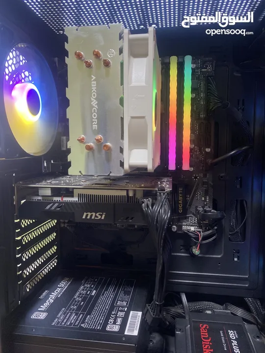 كمبيوتر العاب gaming computer قوي وبحالة الوكالة ممتاز جدا