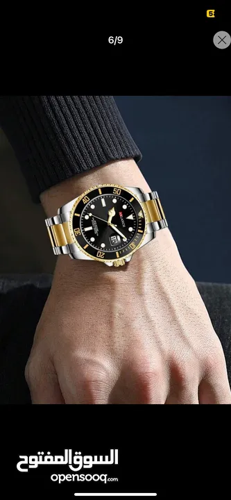 ساعة فخمة (جديدة )عقارب نوع ARLANCH تقليد لل Rolex