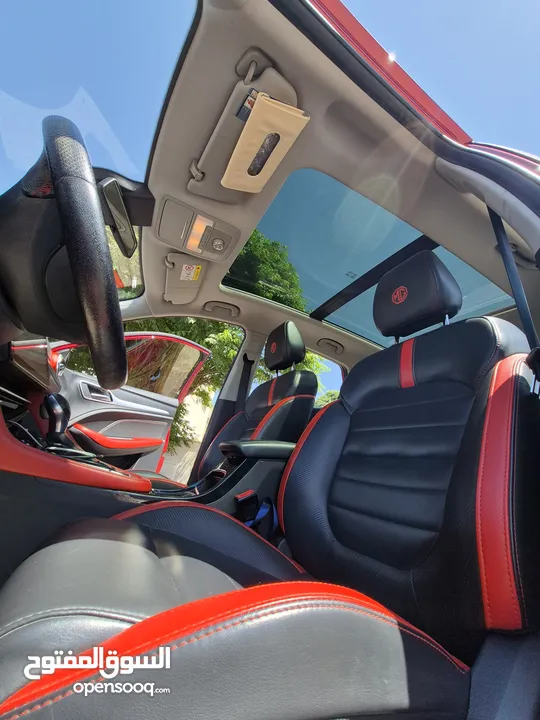 سيارة MG zs trophy مميزة جدآ بحالة الوكالة للبيع  استعمال سيدة  تيربو بنزين  صيانة دائمة بوكالة MG