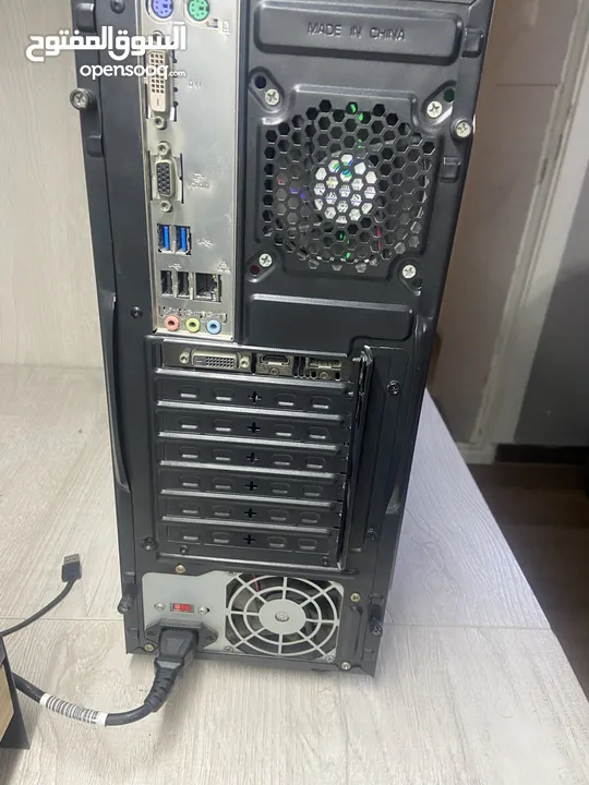 كومبوتر مستعمل i5 4460 GTX 1050Ti 4GB للبيع للالعاب و الدراسة