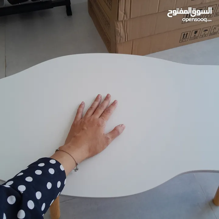 new coffee table and table!طاولة قهوة جديدة وطاولة جديدة!