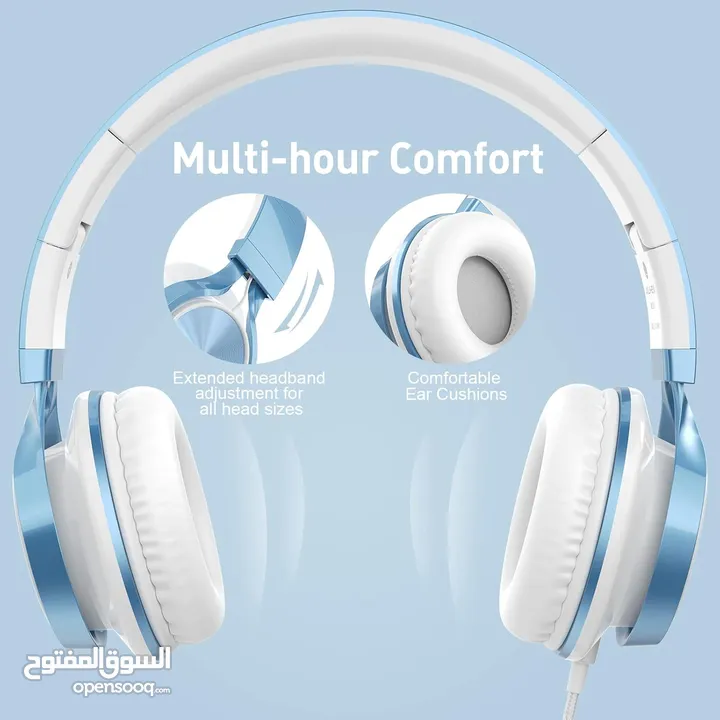 YIBOYI- 2700 HEADBAND BLUETOOTH HEADSET- سماعة بلوتوث قابلة للشحن بتشغيل 8 ساعات
