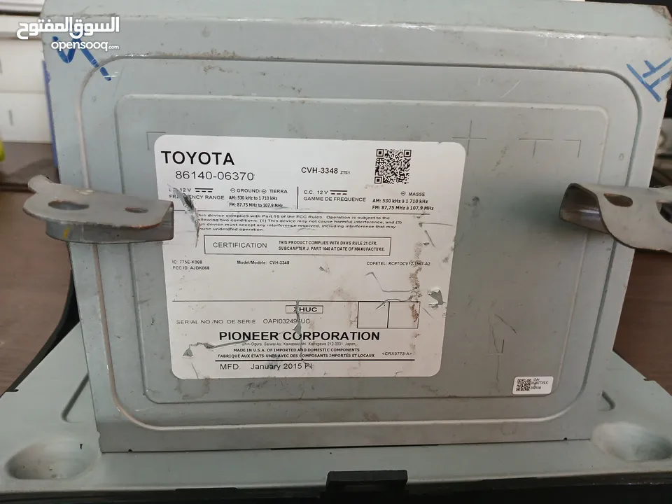 شاشة تيوتا كامري 2015 اصليه
