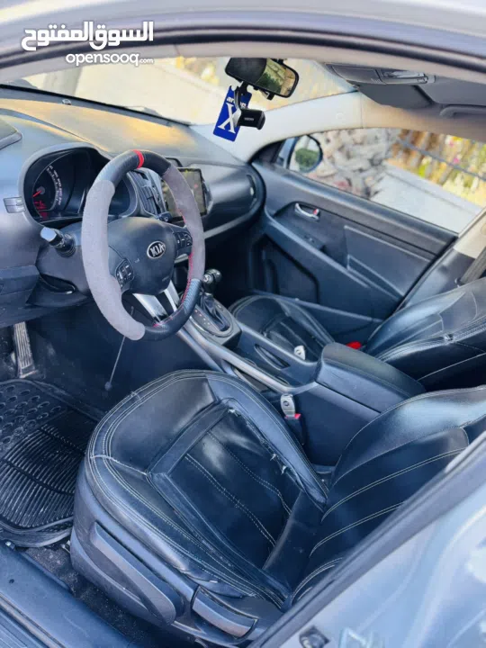 كيا سبورتاج 2012 اتومتيك  ترخيص تئمين شامل لشهر 8 ديزل مطور 2000 فحص الف الف ولا جرام بويه