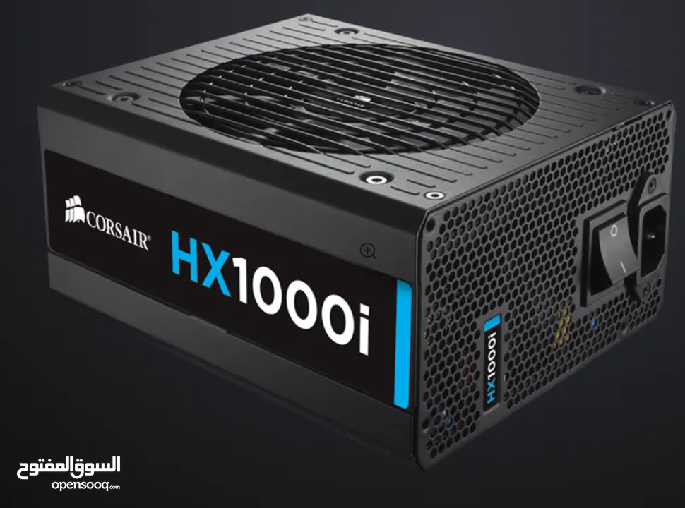 مزود قدرة. كورسير 1000واط CORSAIR HXi Series, HX1000i, 1000 Watt, 80+ Platinum Certified, Fully Modu