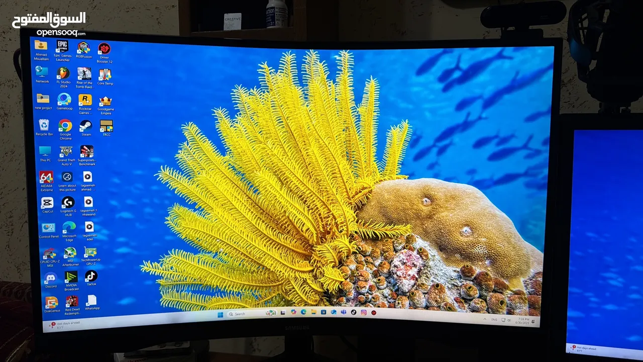 samsung g5 2k 27insh بحال الوكالة