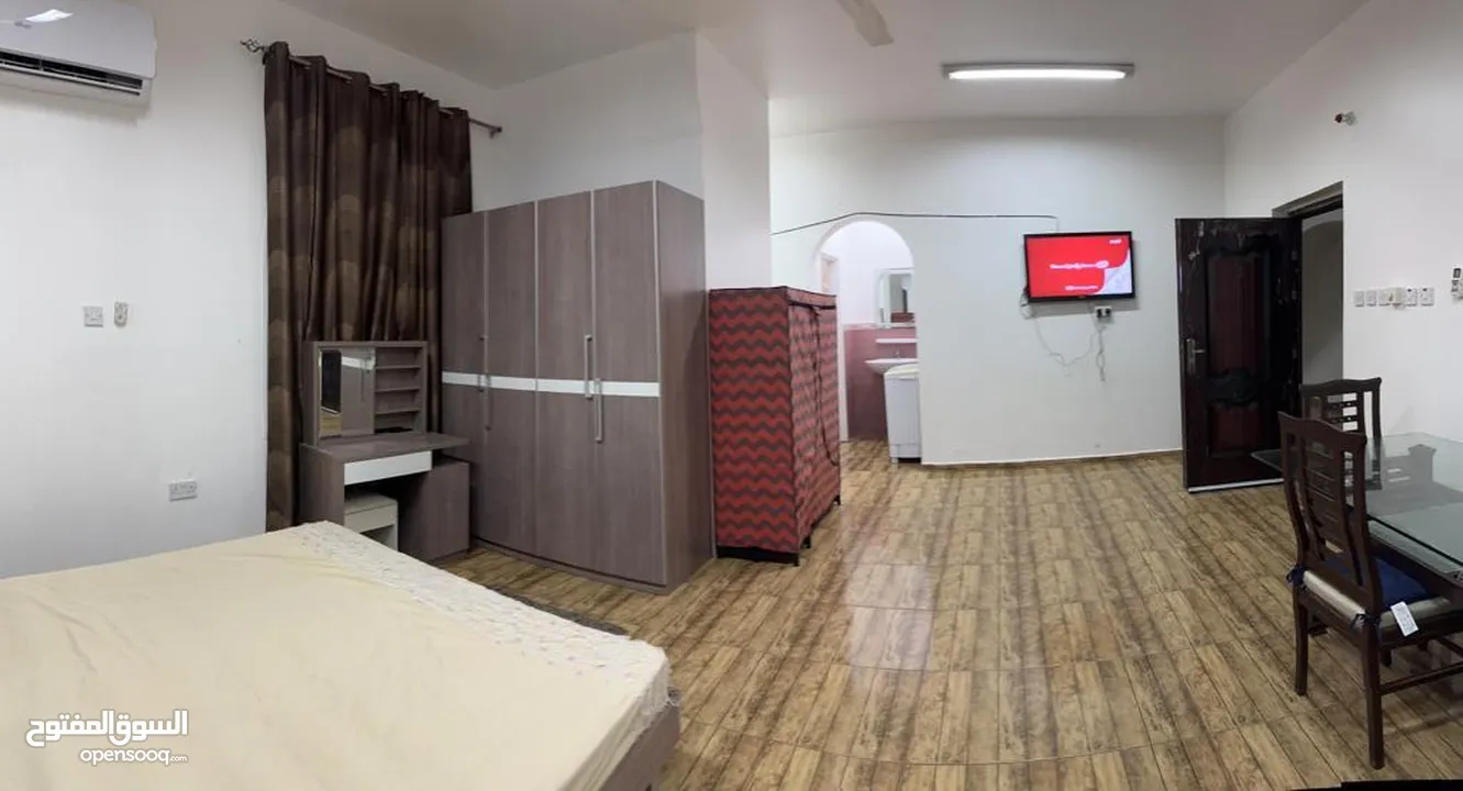 for Rent Room استوديوهات بالعذيبه خلف السلطان ماركت وخلف صيدليه افلاج الكل قريب من 18 نوفبر