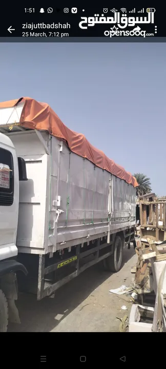 7ton 10ton vehicle available for rent all over muscat