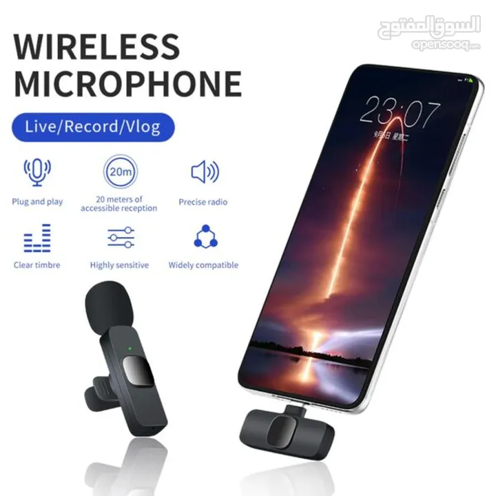 ميكرفون موبايل لاسلكي تايب سي  عرض خاص لفترة محدودة   Wireless Microphone For Phones Type C