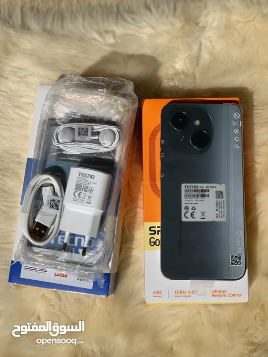 شبيه الايفون تكنو سبارك g1 128 جيجا الرام 4GB+4GB كفالة 13 شهر على الجهاز طبعا جديد مع مرفقاته