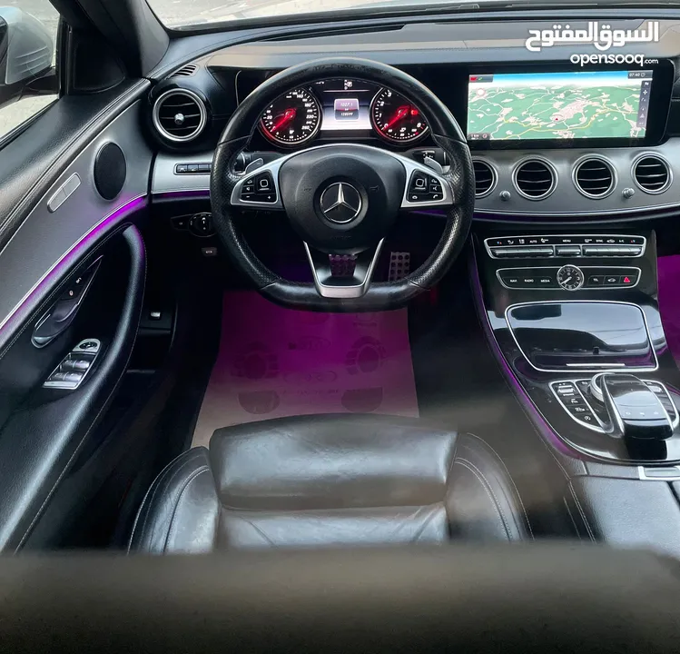 مرسيدس بنز E200 - AMG فل أوبشن مسكر - دهان الشركة المنتجة - سيارة بحالة الوكالة