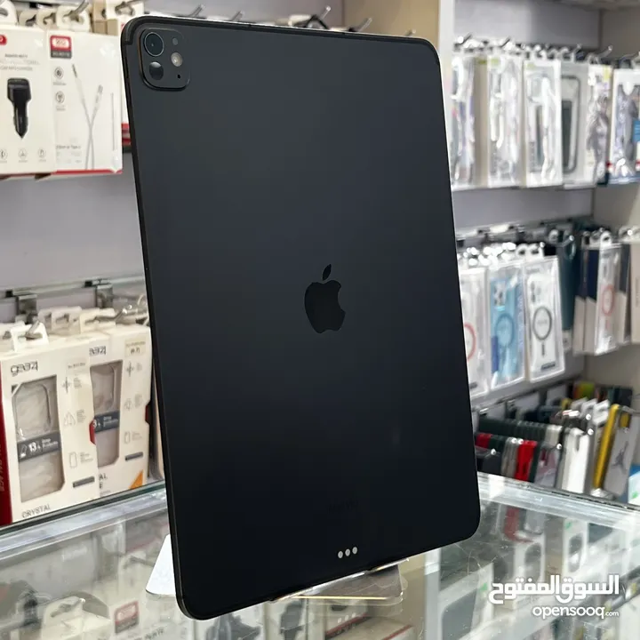 iPad Pro 13-inch (M4) Wi-Fi + Cellular Battery  : 100%