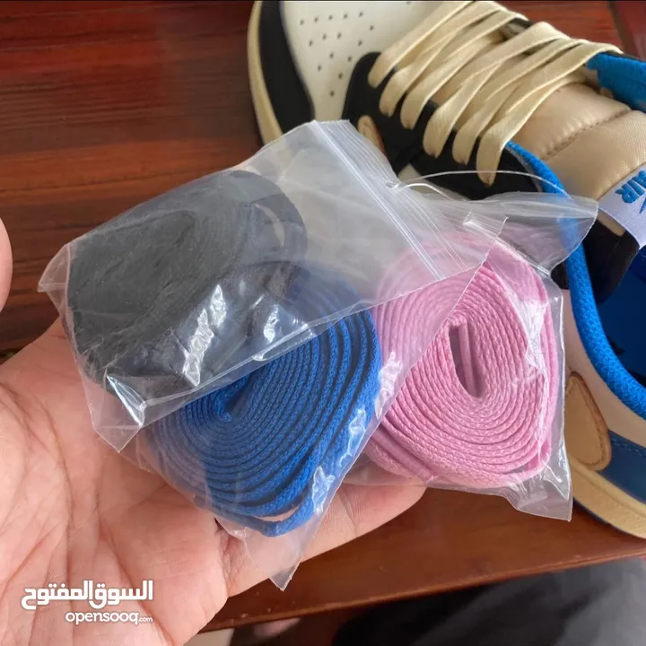 شوز إير جوردن 1 ترافيس سكوت X فريغمنت' shoes nike Jordan 1 Retro Low  Fragment x Travis Scott  حذاء