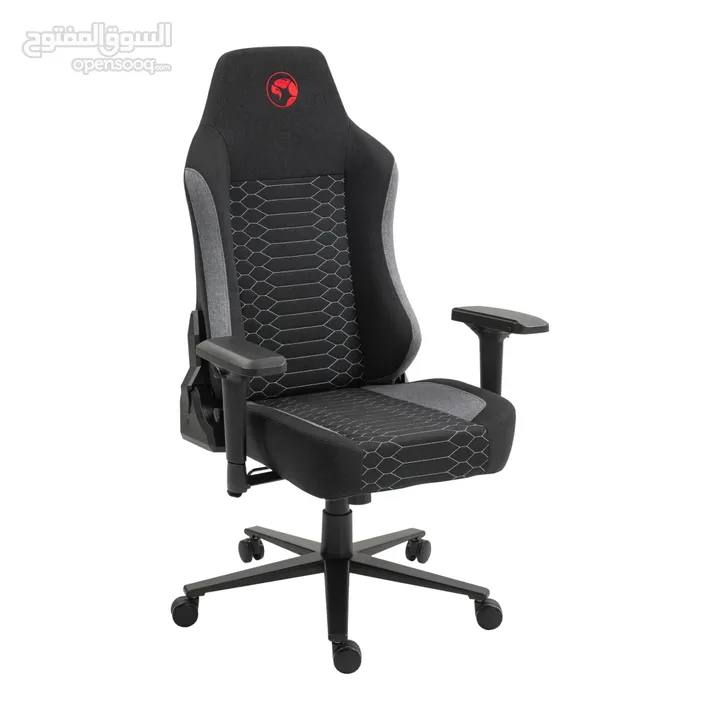Marvo ch-178 Gaming Chair - Black & Grey كرسي جيمنج مارفو جديد من الحزام الازق BLUE BELT