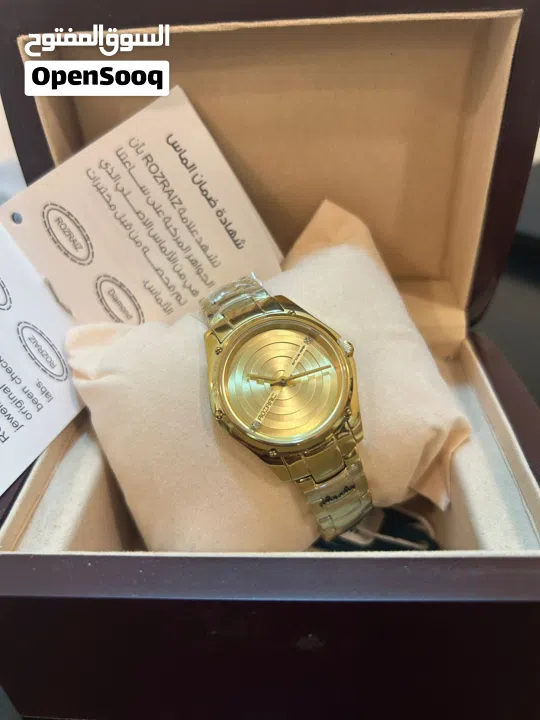 ساعه روزرايز اصليه جديده فيها قطعه الماس