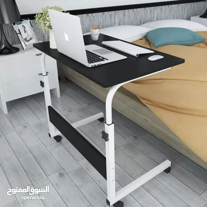 وفرنالك مكتب طلابي عملي ومتنقل بترتيب عصري!   سطح واسع بيساع لابتوب + كتب + أدوات مدرسية