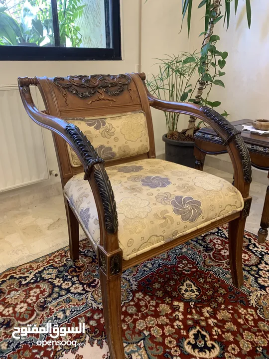 طقم جلوس حفر كلاسيك زان