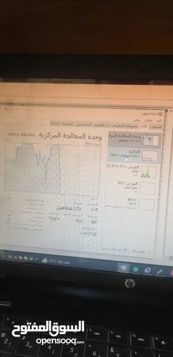 سلام عليكم ورحمة الله وبركاته البيع الابتوب hp مواصفات دخل صور سعر 135 وبي مجال مستعجل  على بيع استف